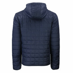 Cleveland Guardians Cutter & Buck Cooperstown Collection Rainier Primaloft Eco Full-Zip Hooded Jacket - Navy Jackets