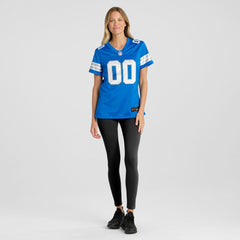 Detroit Lions Women's Custom Game Jersey - Blue Jerseys