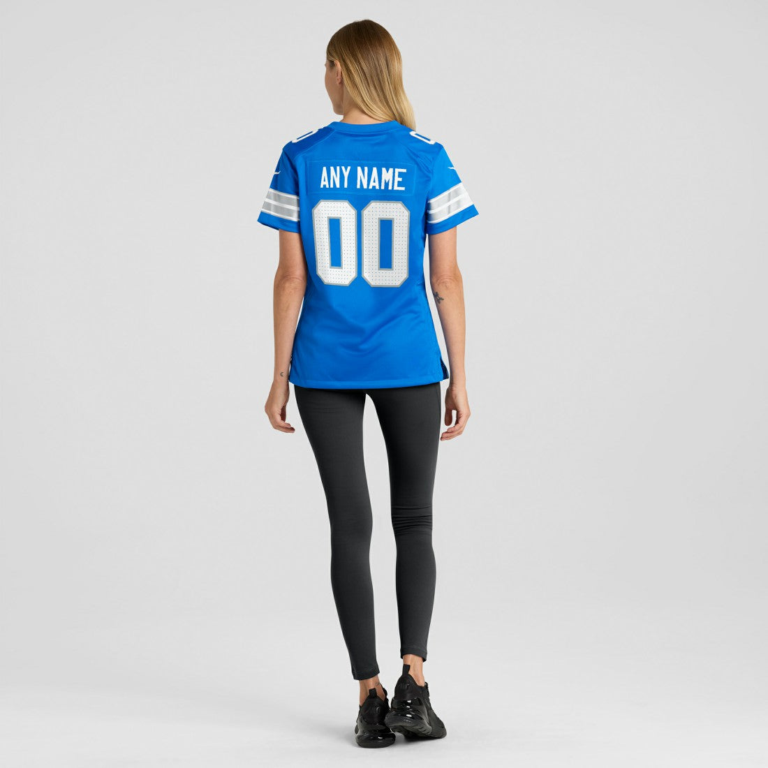 Detroit Lions Women's Custom Game Jersey - Blue Jerseys
