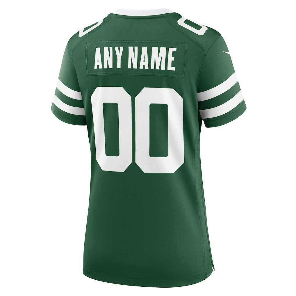 New York Jets Women's Custom Game Jersey - Legacy Green Jerseys