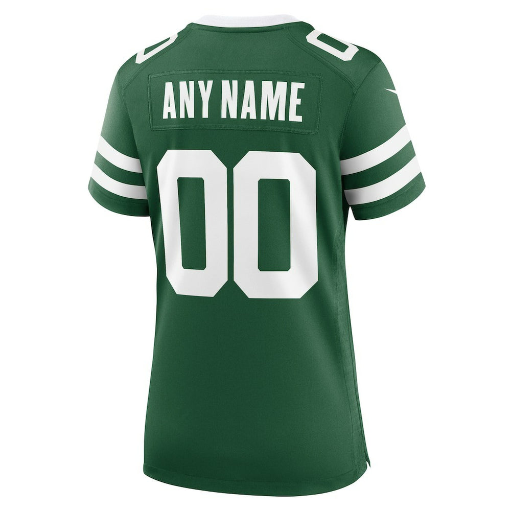 New York Jets Women's Custom Game Jersey - Legacy Green Jerseys