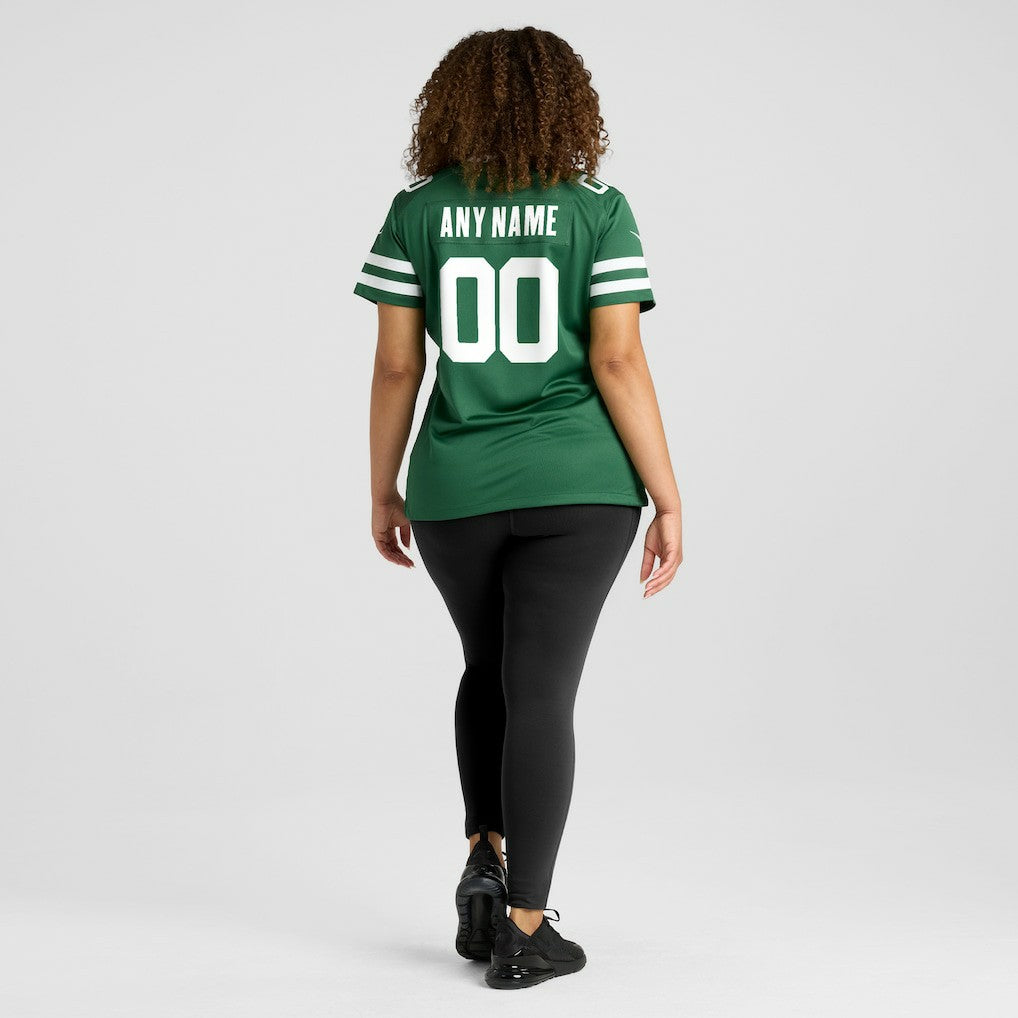 New York Jets Women's Custom Game Jersey - Legacy Green Jerseys