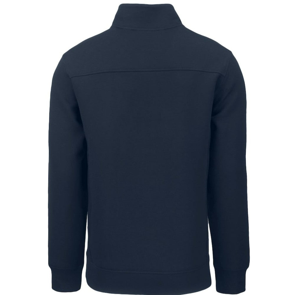 Cleveland Guardians Cutter & Buck Roam Eco Recycled Quarter-Zip Pullover - Navy Pullover