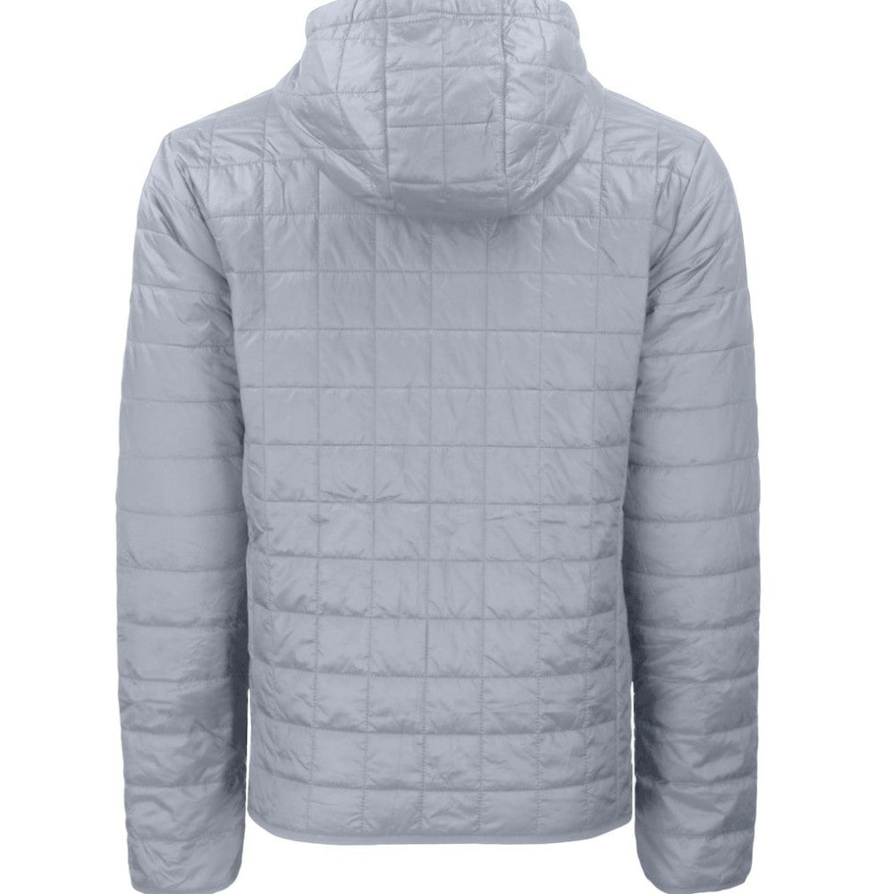 Detroit Tigers Cutter & Buck Rainier Primaloft Eco Full-Zip Hooded Jacket - Gray Jackets