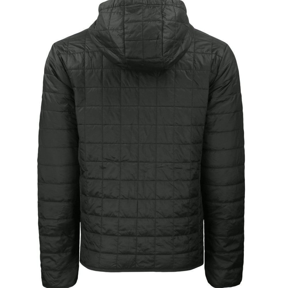 Cincinnati Reds Cutter & Buck Rainier Primaloft Eco Full-Zip Hooded Jacket - Black Jackets