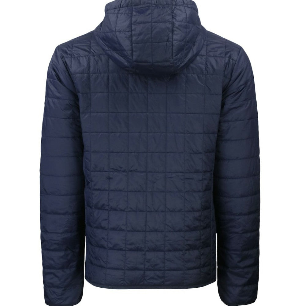 Chicago Cubs Cutter & Buck Rainier Primaloft Eco Full-Zip Hooded Jacket - Navy Jackets