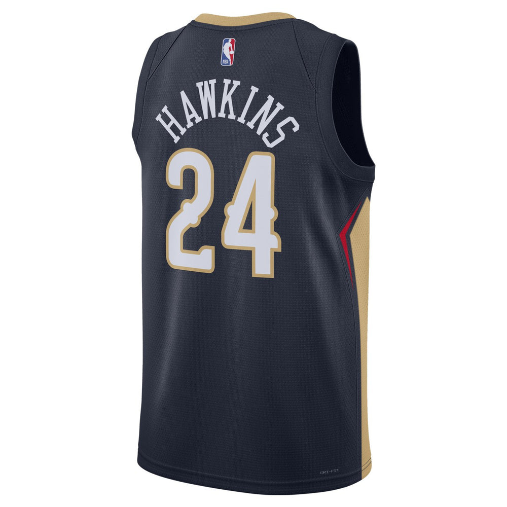 Jordan Hawkins New Orleans Pelicans Unisex Swingman Jersey Icon Edition Navy - Nike