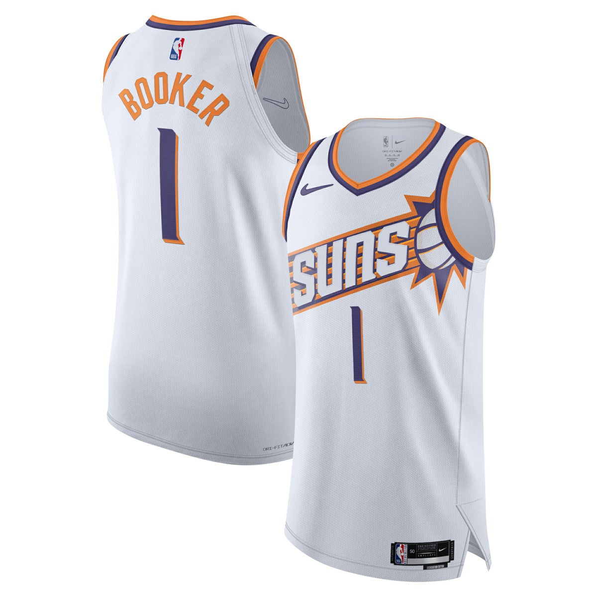 Devin Booker Phoenix Suns Authentic Jersey Association Edition White - Nike outlet