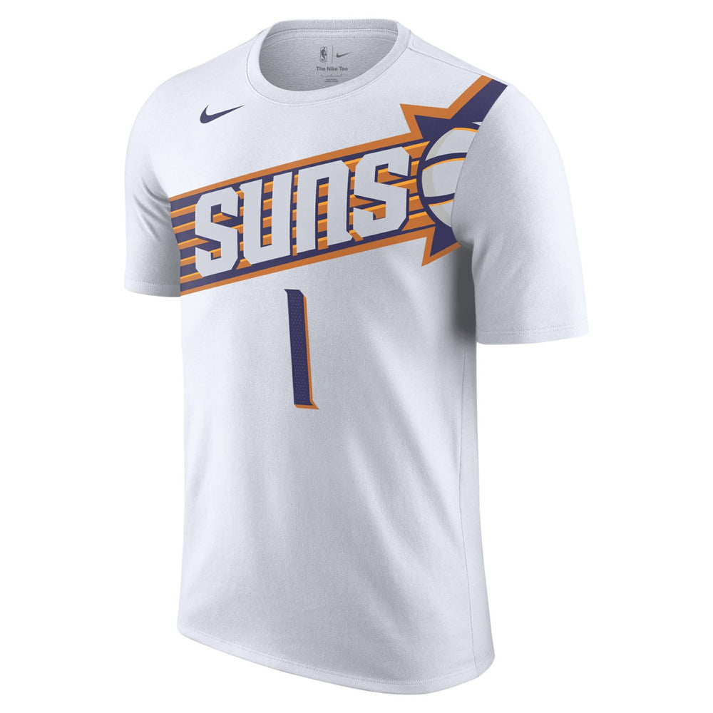 Devin Booker Phoenix Suns 2023/24 Association Name & Number T-Shirt White - Nike