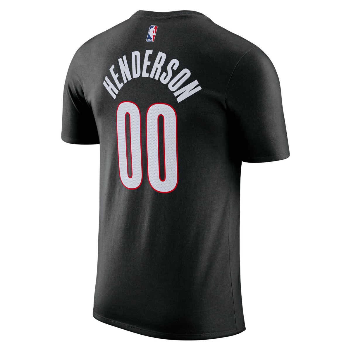 Scoot Henderson Portland Trail Blazers Icon Edition Name & Number T-Shirt Black - Nike