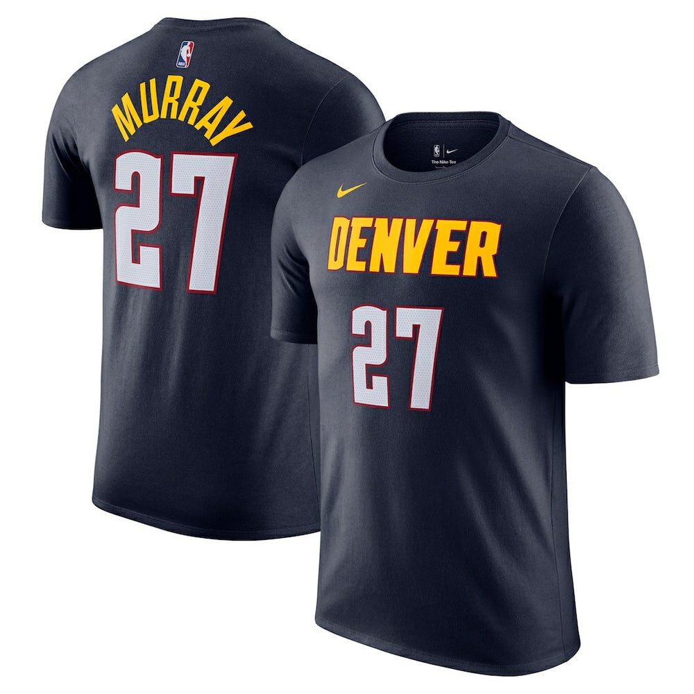Jamal Murray Denver Nuggets Icon Edition Name & Number T-Shirt Navy - Nike