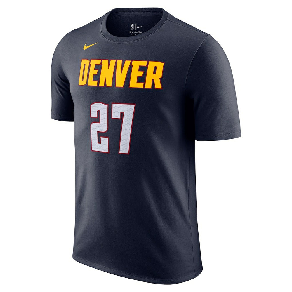 Jamal Murray Denver Nuggets Icon Edition Name & Number T-Shirt Navy - Nike