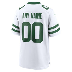 New York Jets Custom Game Jersey - Legacy White Jerseys