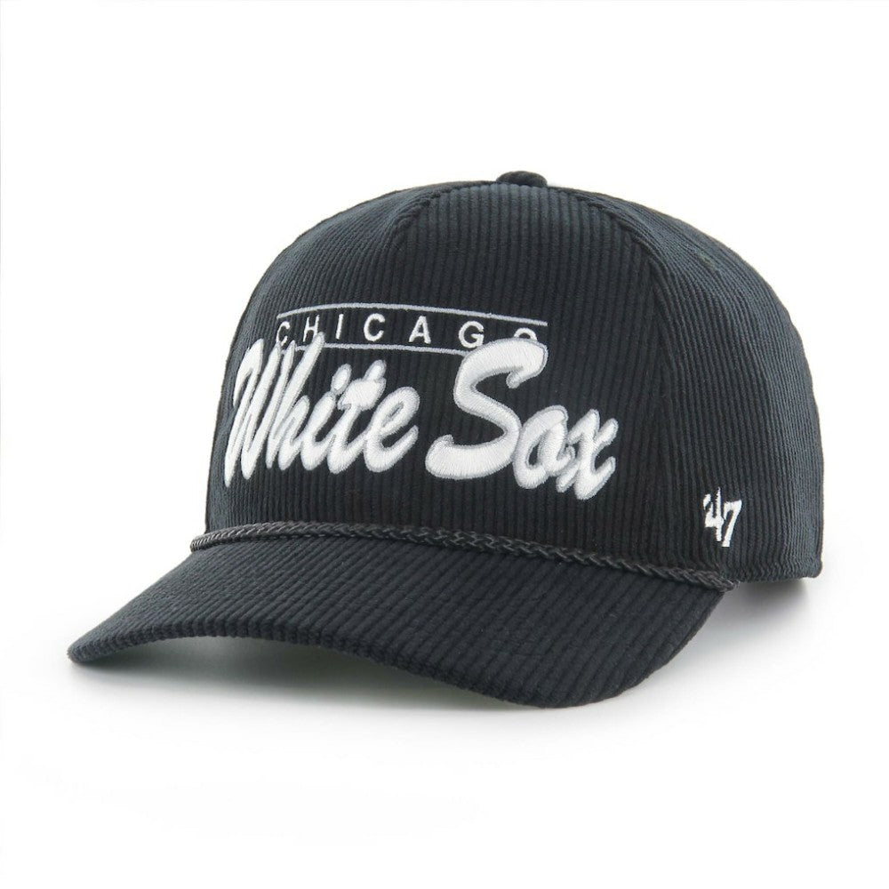 Chicago White Sox '47 Corduroy Hitch Adjustable Hat - Black Hats