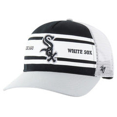 Chicago White Sox '47 Gridiron Super Stripe Relaxed Trucker Hitch Adjustable Hat - Black Hats