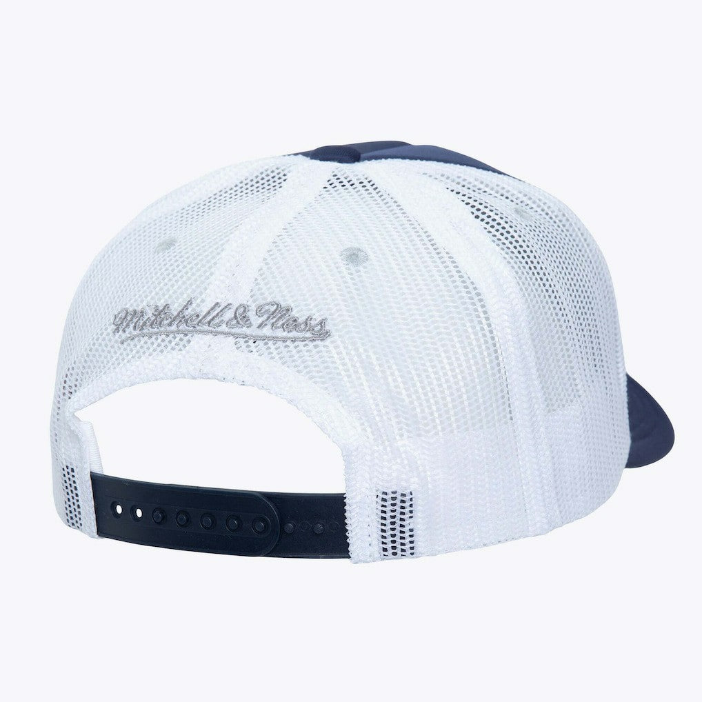Dallas Cowboys Stripe Front Trucker Adjustable Hat - Navy Hats