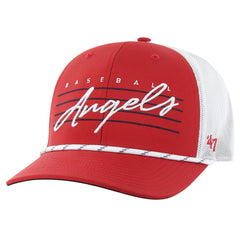 Los Angeles Angels '47 Downburst Trucker Adjustable Hat - Red Hats