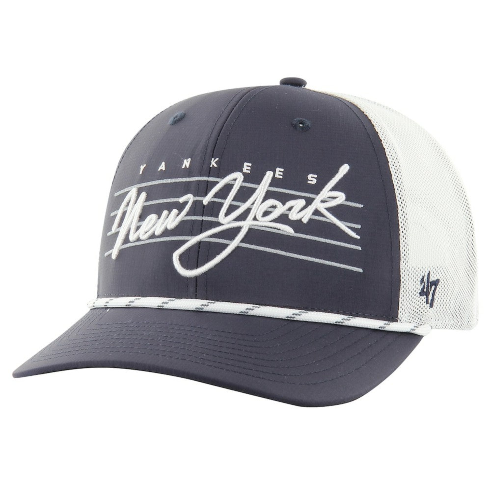 New York Yankees '47 Downburst Trucker Adjustable Hat - Navy Hats