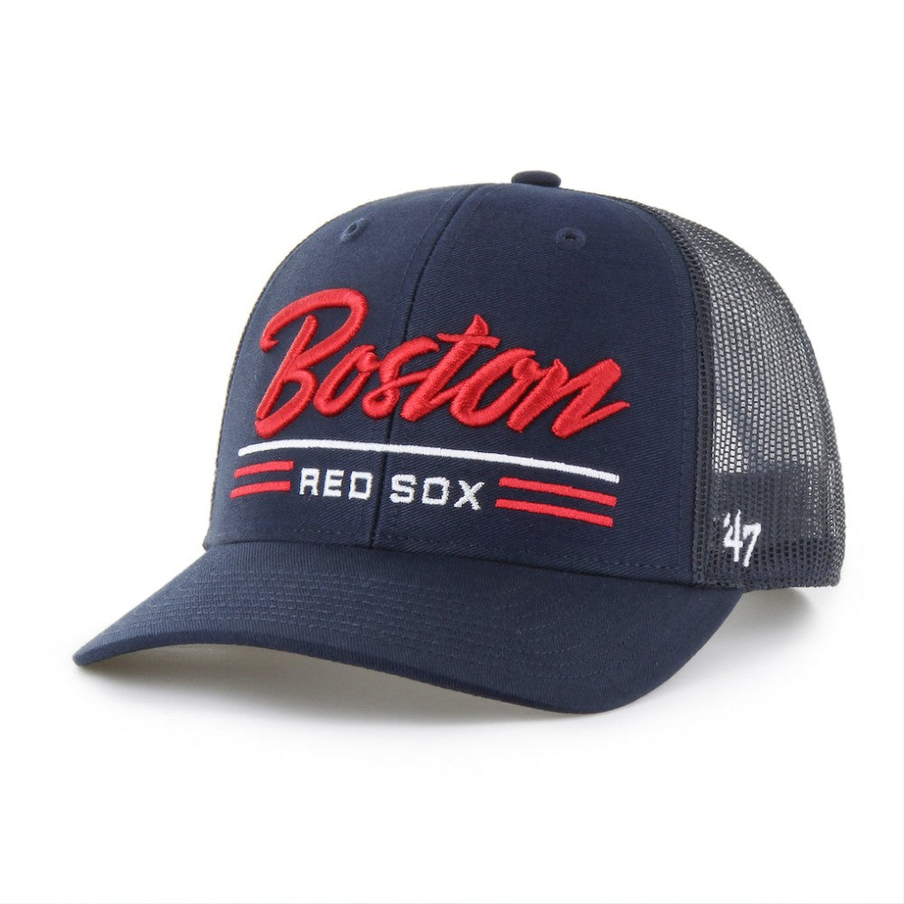 Boston Red Sox '47 Garner Trucker Adjustable Hat - Navy Hats