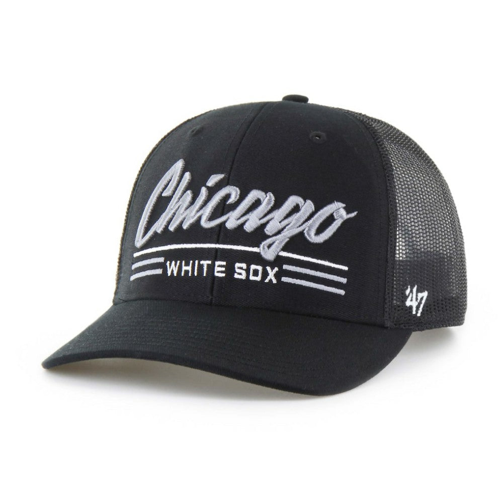 Chicago White Sox '47 Garner Trucker Adjustable Hat - Black Hats