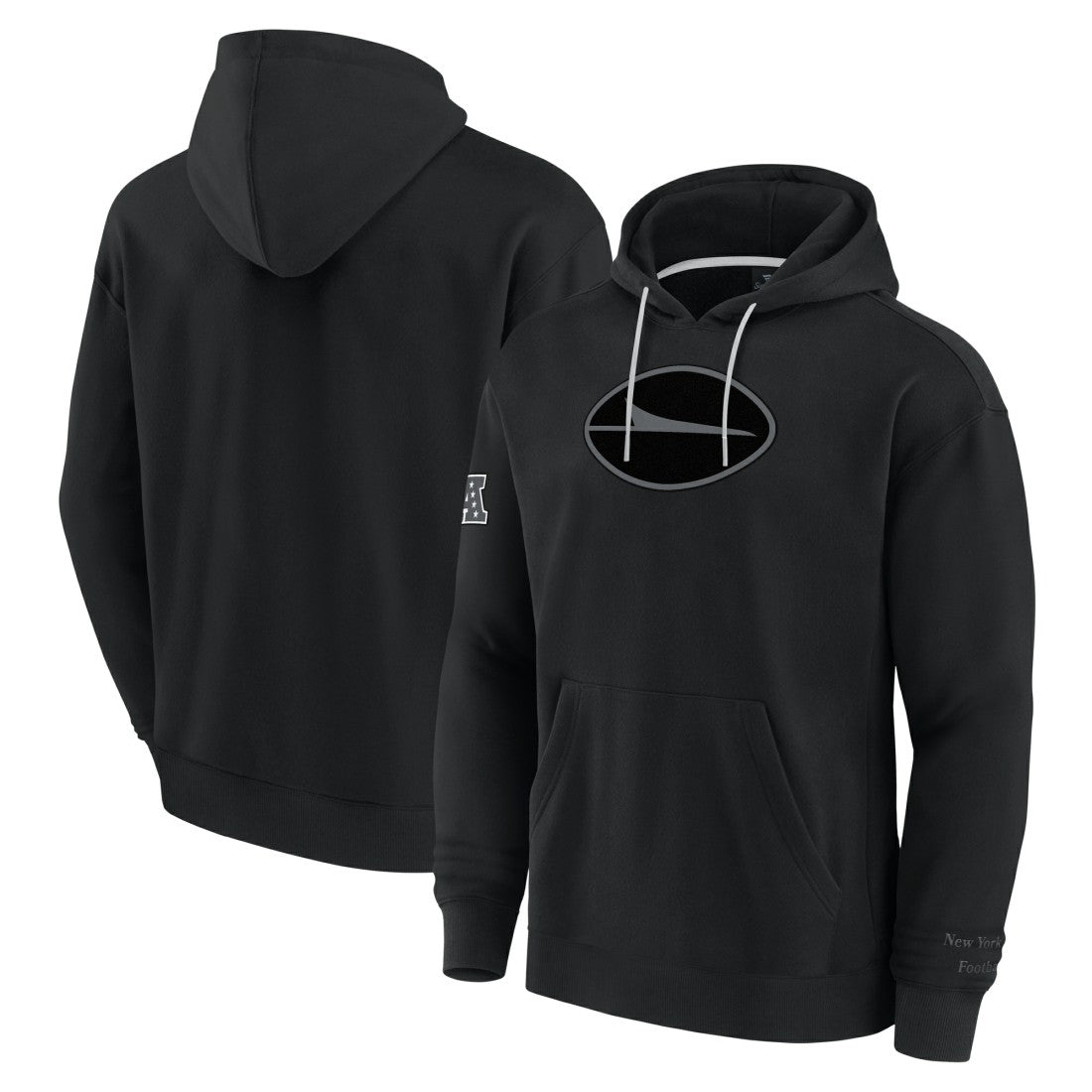 New York Jets Elements Pace Pullover Hoodie - Black Hoodies