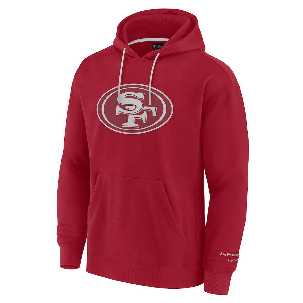 San Francisco 49ers Elements Pace Pullover Hoodie - Scarlet Hoodies