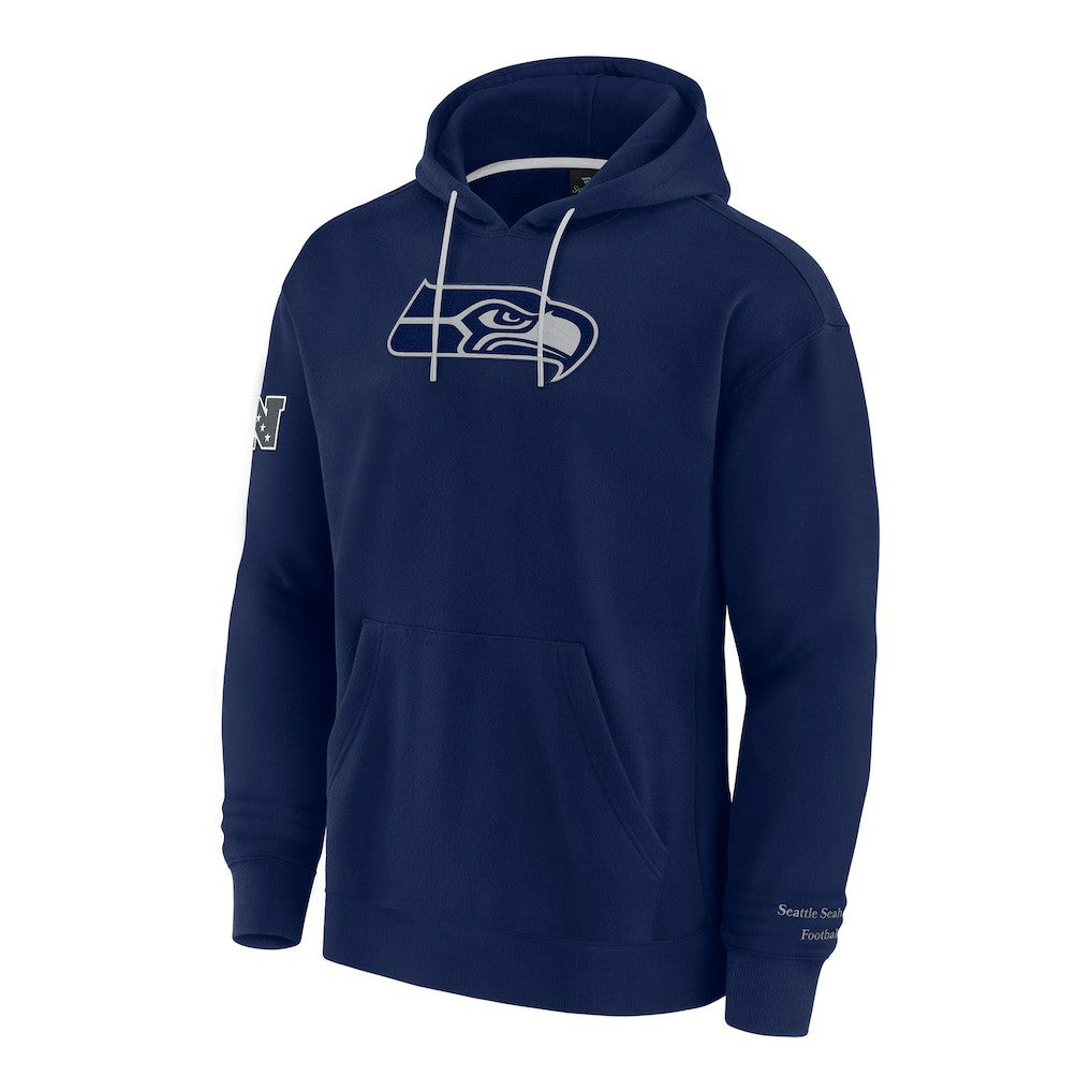 Seattle Seahawks Elements Pace Pullover Hoodie - College Navy Hoodies