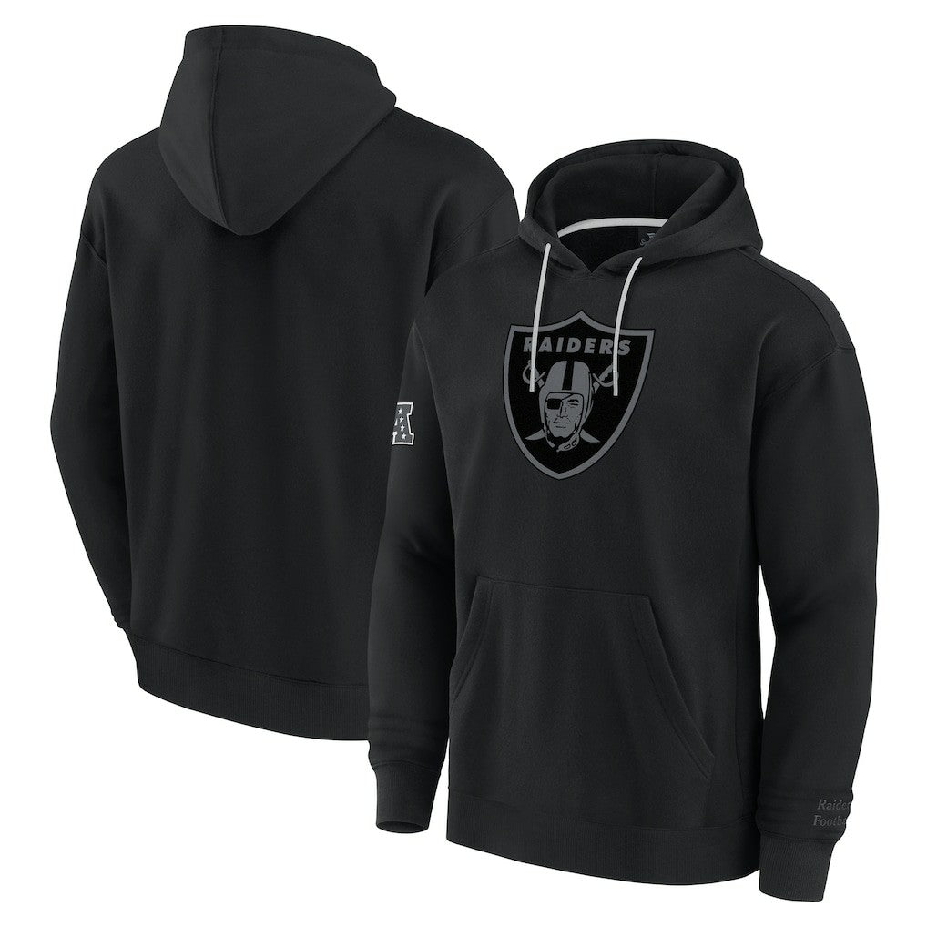 Las Vegas Raiders Elements Pace Pullover Hoodie - Black Hoodies
