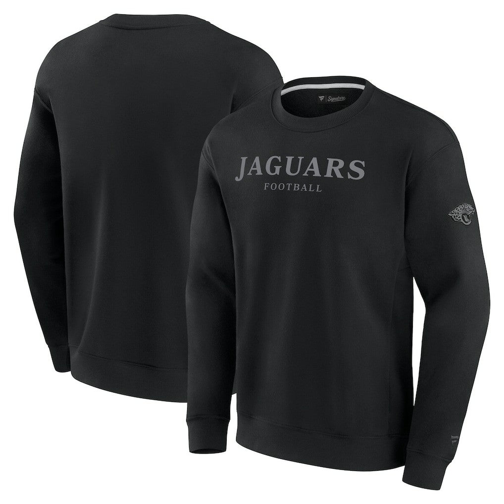 Jacksonville Jaguars Unisex Elements Unlimited Fleece Pullover Sweatshirt - Black Pullover