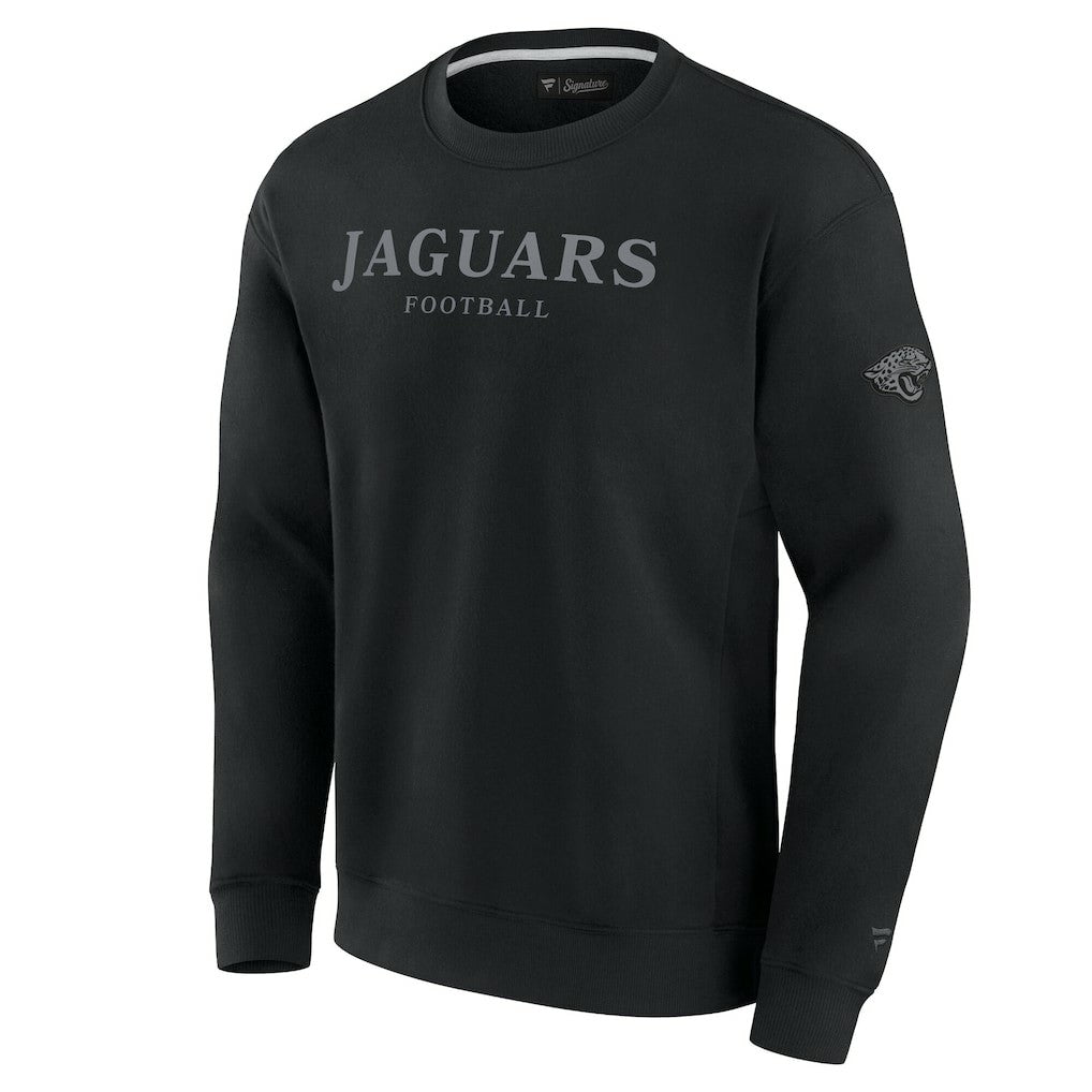 Jacksonville Jaguars Unisex Elements Unlimited Fleece Pullover Sweatshirt - Black Pullover