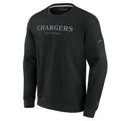Los Angeles Chargers Unisex Elements Unlimited Fleece Pullover Sweatshirt - Black Pullover