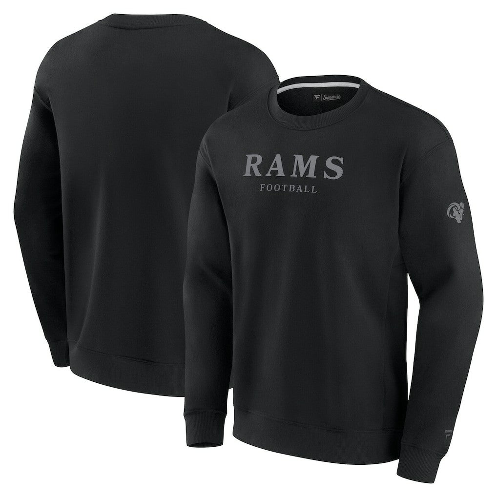 Los Angeles Rams Unisex Elements Unlimited Fleece Pullover Sweatshirt - Black Pullover