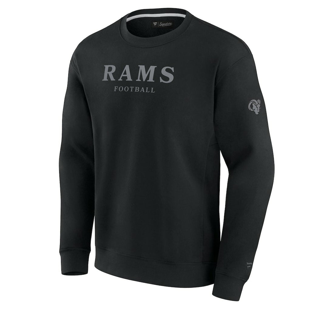 Los Angeles Rams Unisex Elements Unlimited Fleece Pullover Sweatshirt - Black Pullover