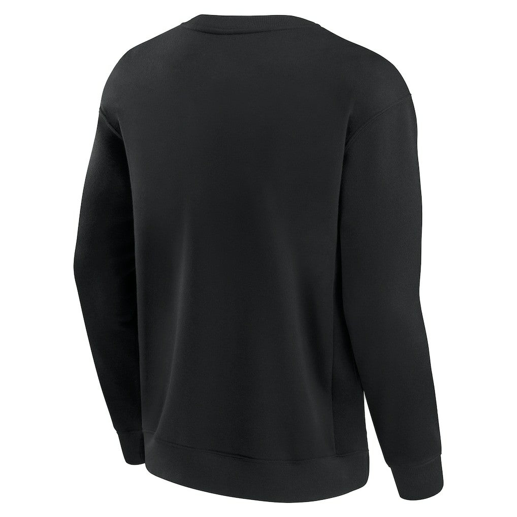 Miami Dolphins Unisex Elements Unlimited Fleece Pullover Sweatshirt - Black Pullover
