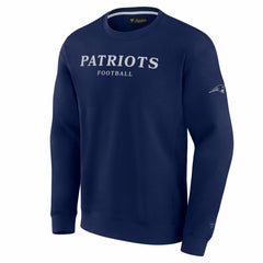 New England Patriots Unisex Elements Unlimited Fleece Pullover Sweatshirt - Navy Pullover