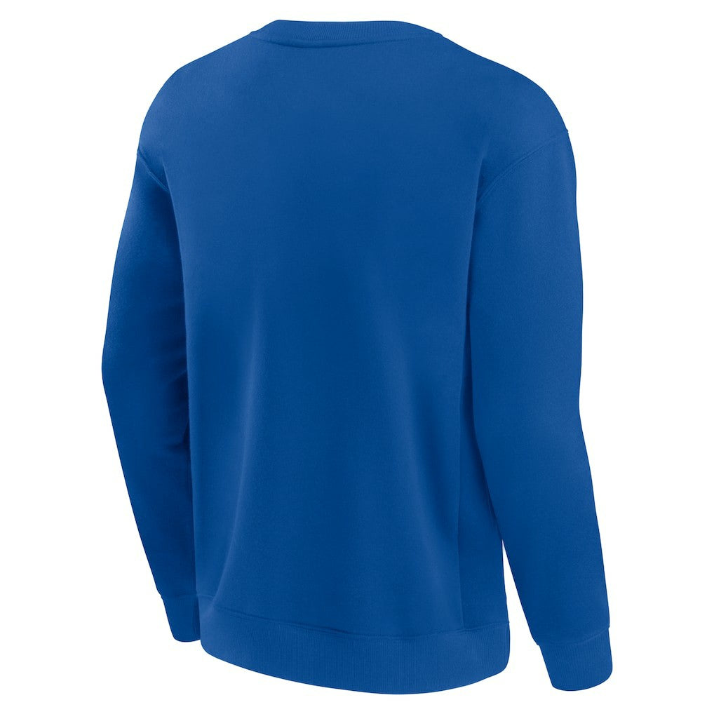 New York Giants Unisex Elements Unlimited Fleece Pullover Sweatshirt - Royal Pullover