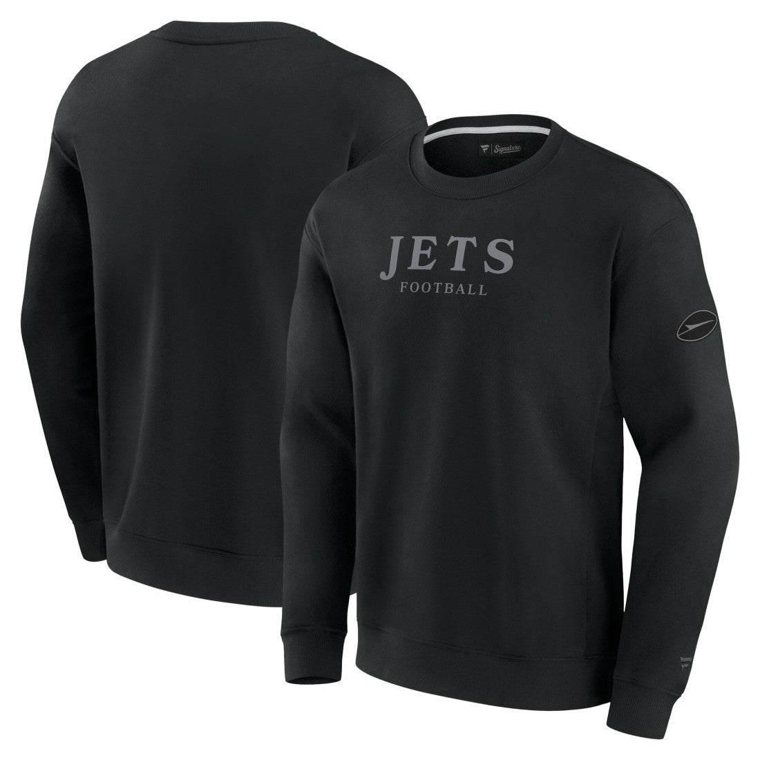 New York Jets Unisex Elements Unlimited Fleece Pullover Sweatshirt - Black Pullover