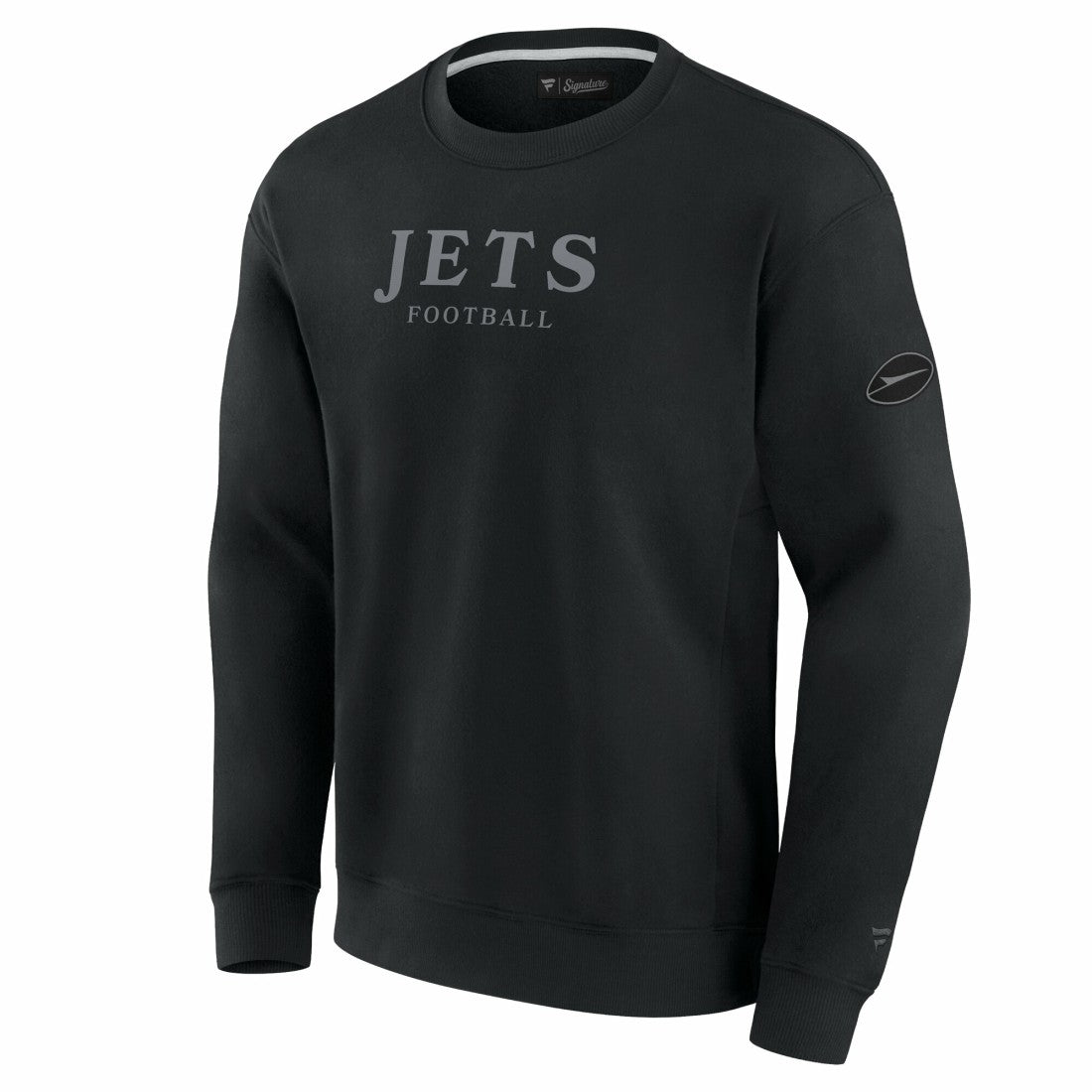New York Jets Unisex Elements Unlimited Fleece Pullover Sweatshirt - Black Pullover