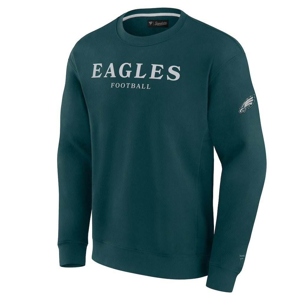 Philadelphia Eagles Unisex Elements Unlimited Fleece Pullover Sweatshirt - Midnight Green Pullover