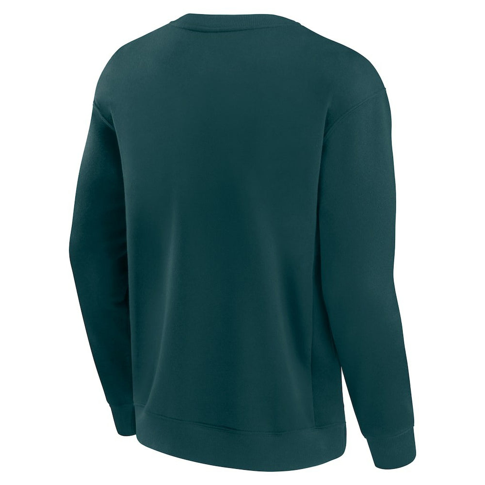 Philadelphia Eagles Unisex Elements Unlimited Fleece Pullover Sweatshirt - Midnight Green Pullover