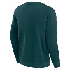 Philadelphia Eagles Unisex Elements Unlimited Fleece Pullover Sweatshirt - Midnight Green Pullover