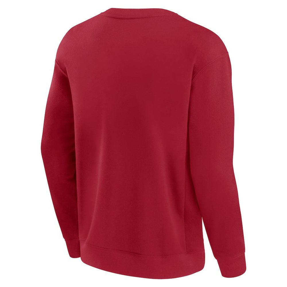 San Francisco 49ers Unisex Elements Unlimited Fleece Pullover Sweatshirt - Scarlet Pullover