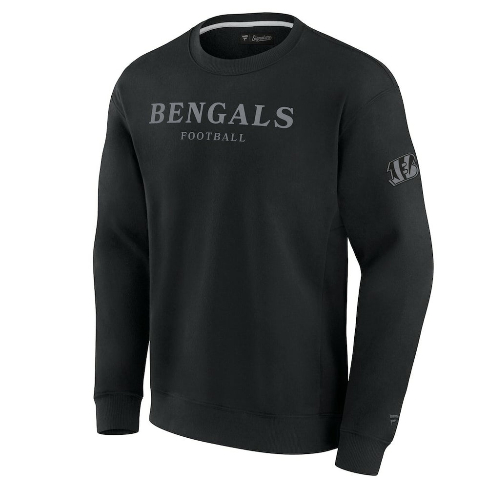 Cincinnati Bengals Unisex Elements Unlimited Fleece Pullover Sweatshirt - Black Pullover