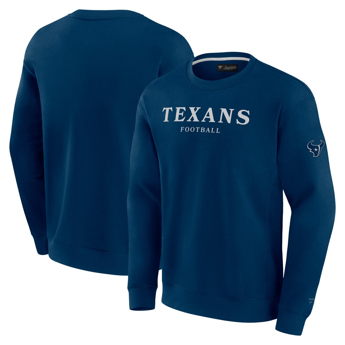 Houston Texans Unisex Elements Unlimited Fleece Pullover Sweatshirt - Navy Pullover