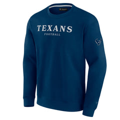 Houston Texans Unisex Elements Unlimited Fleece Pullover Sweatshirt - Navy Pullover