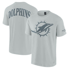 Miami Dolphins Unisex Elements Iconic T-Shirt - Gray T-shirts