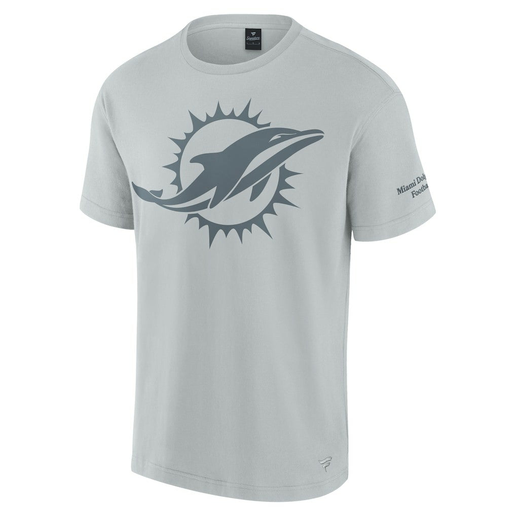 Miami Dolphins Unisex Elements Iconic T-Shirt - Gray T-shirts