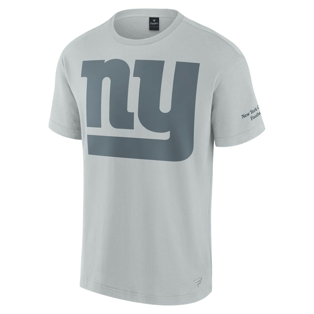 New York Giants Unisex Elements Iconic T-Shirt - Gray T-shirts