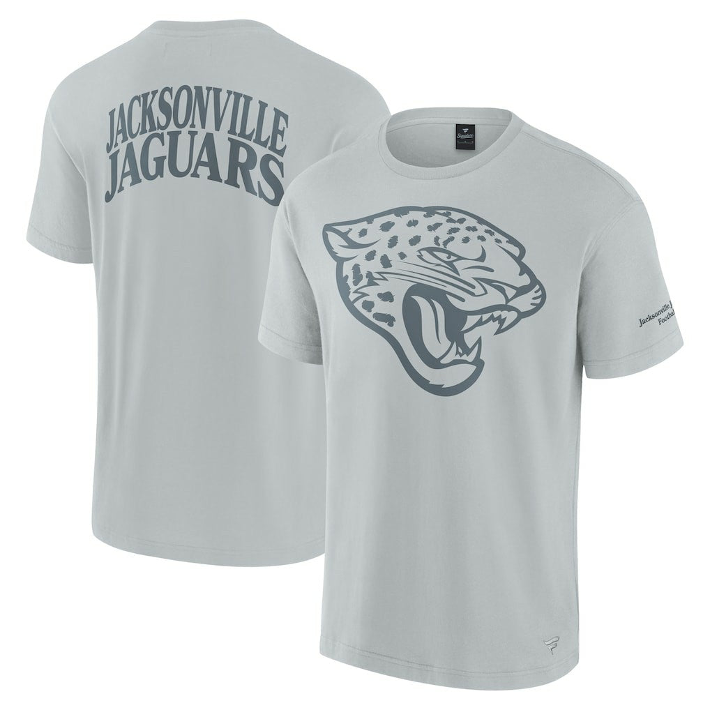 Jacksonville Jaguars Unisex Elements Iconic T-Shirt - Gray T-shirts