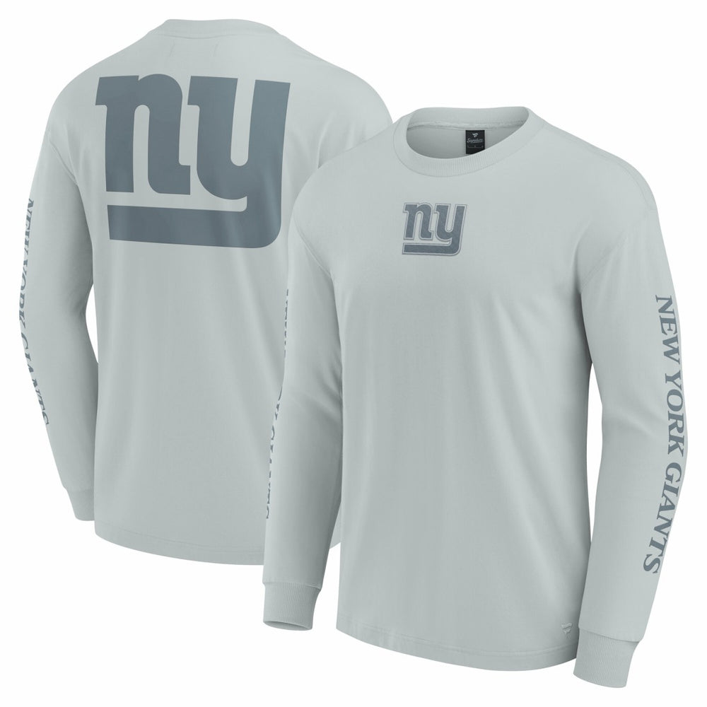 New York Giants Unisex Elements Strive Long Sleeve T-Shirt - Gray T-shirts
